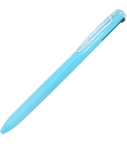 多色ボールペン 水色グリップ Amazon | 多色ボールペンノック式 スーパーグリップG3 07mm 油性